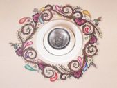 Handcrafted Bohemian small ring shaped Wall Art Decal/Sticker/Art Transfer