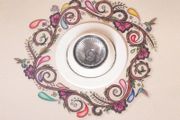 Handcrafted Bohemian small ring shaped Wall Art Decal/Sticker/Art Transfer