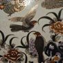Vintage Japanese Lovebirds Satsuma Plate Image 4
