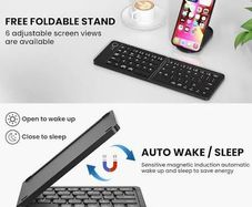 XO KB-11 Wireless Folding Keyboard 180 Degree Foldable Storage, Universal, Multi-System, Rechargeable Design