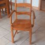 Kitchen 1.8 metre dining oak table (8 chairs) Image 2