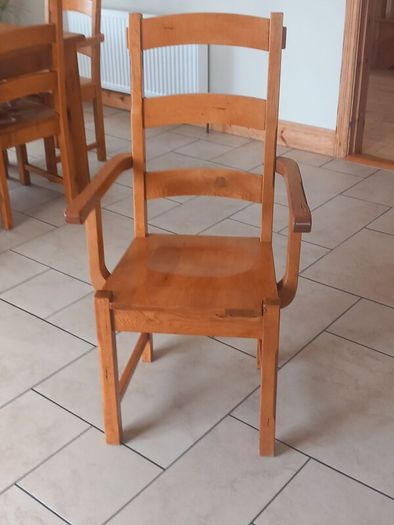 Kitchen 1.8 metre dining oak table (8 chairs)