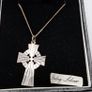 Vintage sterling silver celtic cross Image 7