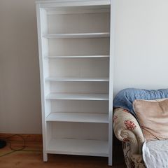 White ikea hemnes bookcase
