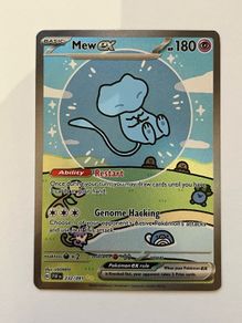 Pokemon Bubble Mew ex card