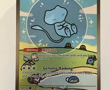 Pokemon Bubble Mew ex card