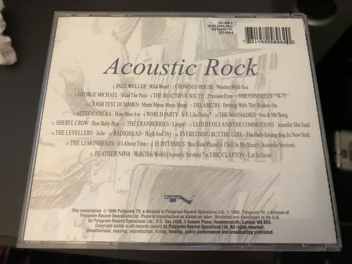 Acoustic Rock - 20 of the best acoustic rock tracks ever      CD