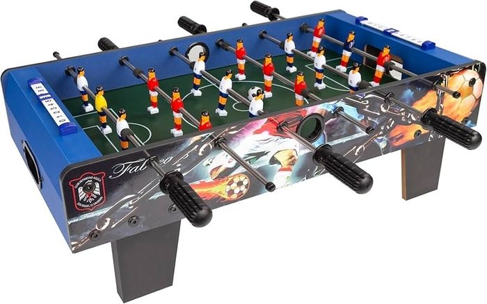 Blue Wooden Football Table Cbgames 3 Years to 99 Years