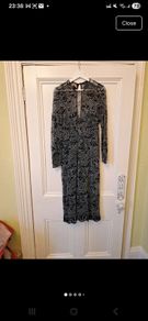 Zara embroidered dress
