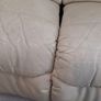 Used recliner 2 seater leather couch Image 4