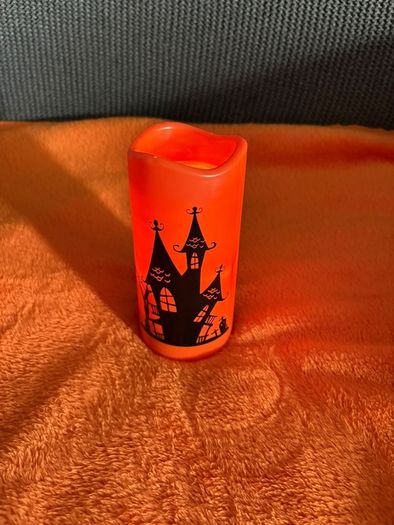 Halloween Decorations. Lights, Wreath, Fabric Decorations, etc