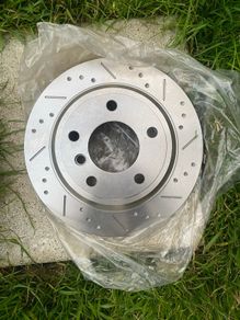 BMW 5 series E39 driled rear discs
