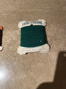 Vintage darning wool selection