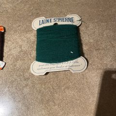 Vintage darning wool selection
