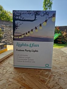 Bundle of Lights4fun Connectable Festoon Party Lights 15 Metres Total