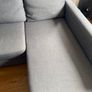 FREE IKEA Corner Sofa Bed with Storage (Dark Grey) Image 4