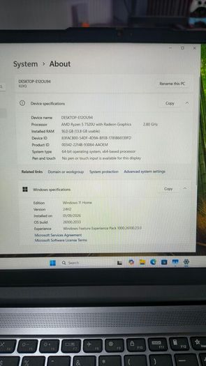 Lenovo Ideapad 3 / 16gb / Ryzen 5 / 512gb