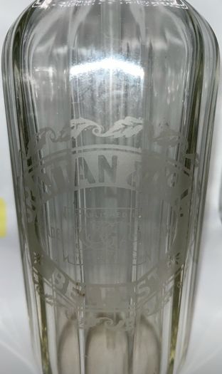 1926 Antique soda stream bottle Grattans Belfast