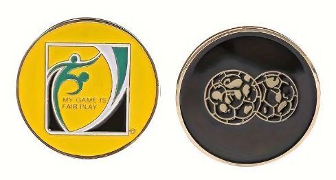 Soccer Referee Coin / Medal - FAI - UEFA - FIFA