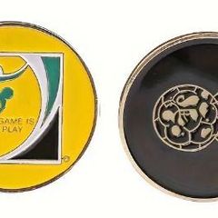 Soccer Referee Coin / Medal - FAI - UEFA - FIFA