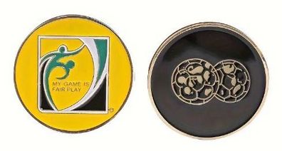 Soccer Referee Coin / Medal - FAI - UEFA - FIFA