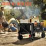 150kg Festival Camping Trolley on Wheels  Black Heavy Duty Folding Wagon Cart with All Terrain Wheels, Brake, Portable for Outdoor, Beach, Garden & Shopping Image 7