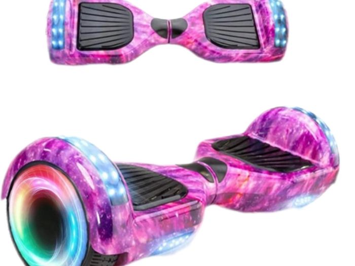 Purple Galaxy 6.5 inch  Hoverboard Bluetooth - FREE Bag