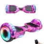 Purple Galaxy 6.5 inch  Hoverboard Bluetooth - FREE Bag Image 4