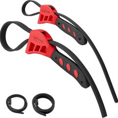 Multifunctional Belt Wrench Adjustable Rubber Strap Jar Wrench Tool Opener Wrench Cartridge Pipe Wre Filter Oil Disassembly 6inch