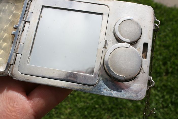 Antique sterling silver wallet