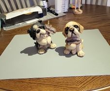 Dog welcome ornaments