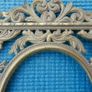 Antique -Victorian- Art Nouveau Solid Brass Picture Frame Image 2