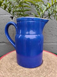 French Stoneware Pitcher