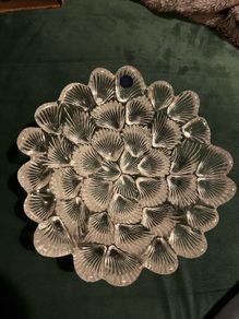 Royal Copenhagen Glass Crystal Shell Bowl