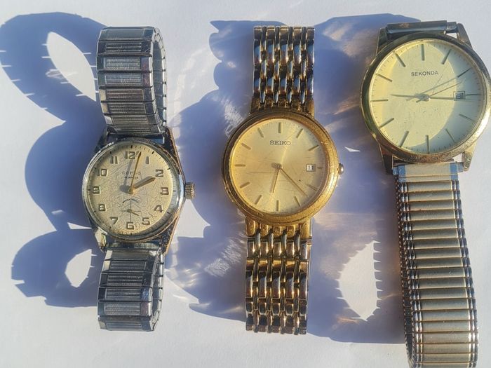 Old watches all 3 working perfectly