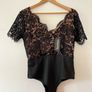 Boohoo premium eyelash lace bodysuit - New Image 2