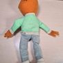 Vintage fisher price SCOOTER MUPPET DOLL teddy soft toy plushie 1978 Image 7