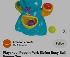 Elefun elephant and fun flying ball game