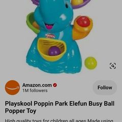 Elefun elephant and fun flying ball game