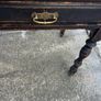 Victorian  green top , 2 drawers desk Image 2
