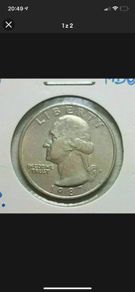 Coin quarter Dollar Washington 1987 P