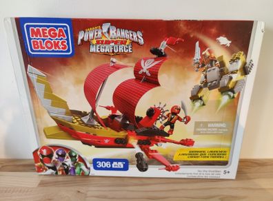 Power Rangers Mega Bloks Construction Set Super Mega Force Sky Ship Showdown