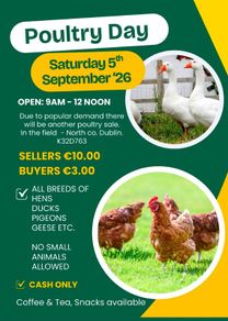 Poultry sale in the Naul, Co N.Dublin