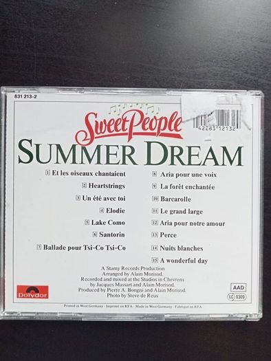 Sweet People - Summer Dream CD