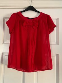 red blouse