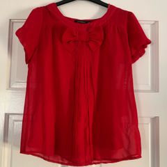 red blouse