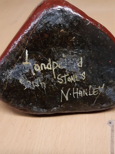 Stone painted