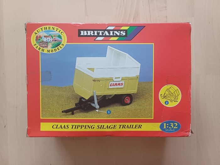Britains CLAAS Tipping Silage Trailer Farm Model 1:32 Scale 9566 MINT