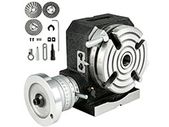 Vertical & Horizontal Rotary Table 100MM With Plates HV4 HV6 HV8 Working Table Tilting 360 for Milling Drilling Machine