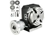 Vertical &amp; Horizontal Rotary Table 100MM With Plates HV4 HV6 HV8 Working Table Tilting 360 for Milling Drilling Machine